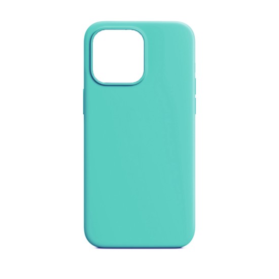 Capa de Silicone para Apple iPhone 15 Pro Max Verde Mar